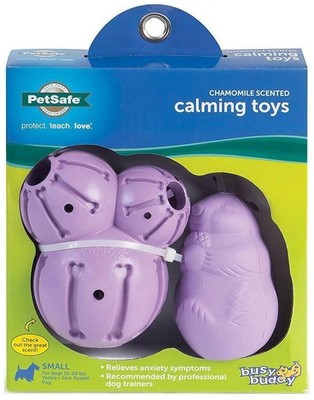 busy buddy calming dog toy